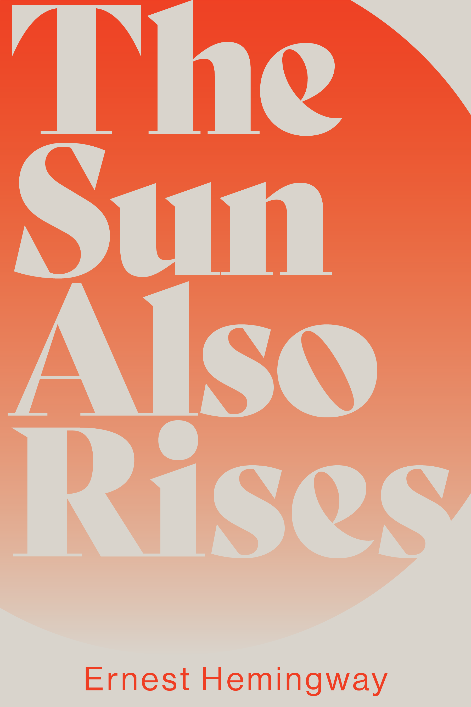 Cover idea three shows a rising sun